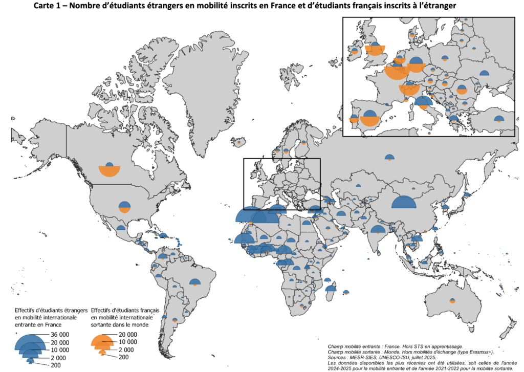 La dimension mondiale de l’enseignement supérieur français